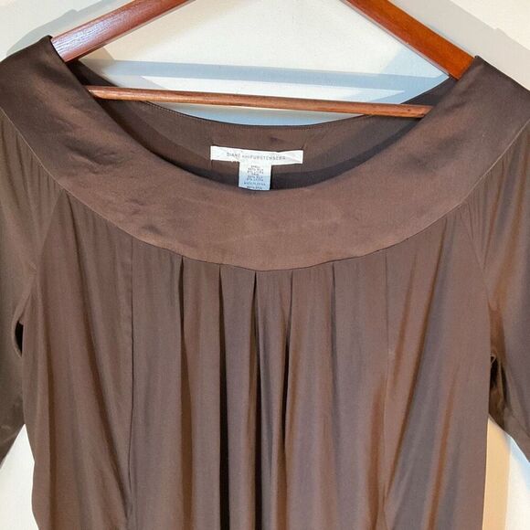 Diane Von Furstenberg Peggy Dress, 6. Chocolate brown. Pockets! - Picture 9 of 16